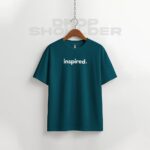 Waffle Drop Shoulder T-shirt - Inspired